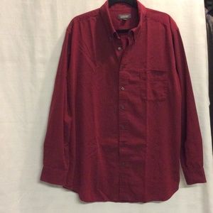 Croft & Barrow red Long sleeved Button down shirt